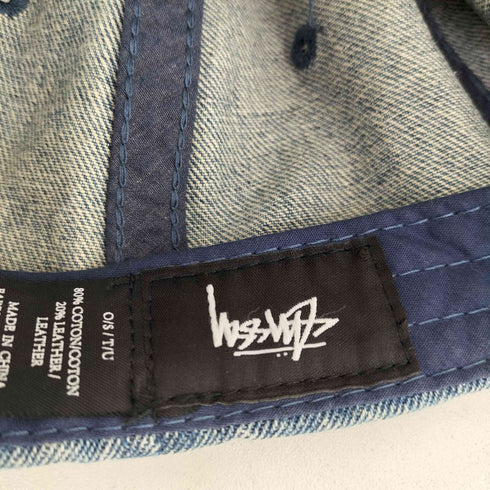 ステューシー Stussy DENIM SUEDE CREST CAP メンズ