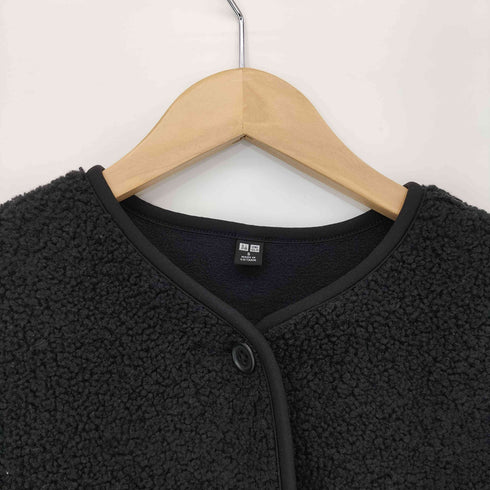 ユニクロ UNIQLO ボアフリースクルーネックカーディガン レディース JPN:S