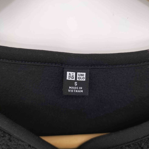 ユニクロ UNIQLO ボアフリースクルーネックカーディガン レディース JPN:S