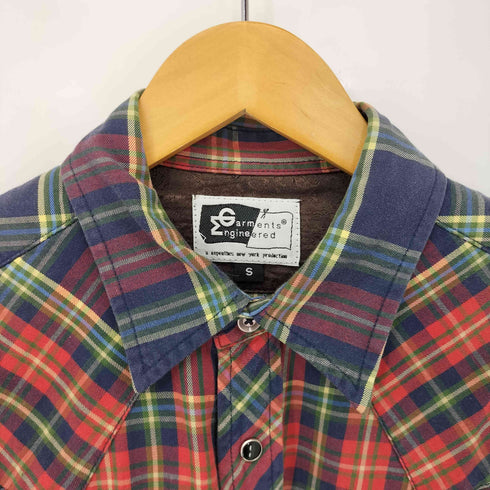 エンジニアードガーメンツ Engineered Garments 旧タグ チェック ウエスタンシャツ メンズ JPN:S
