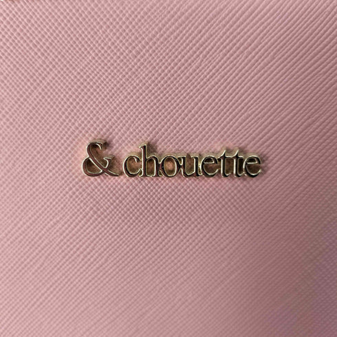 アンドシュエット &chouette チャーム付 レザートートバッグ レディース