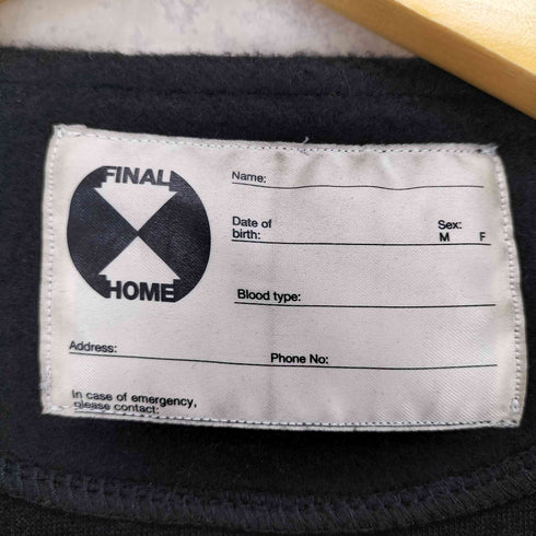ファイナルホーム FINAL HOME ウールジップコート メンズ JPN:XS
