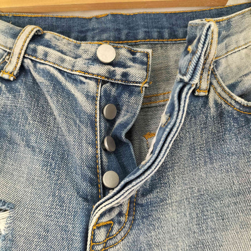 ミニマル mnml ダメージ加工 デニムパンツ メンズ 33