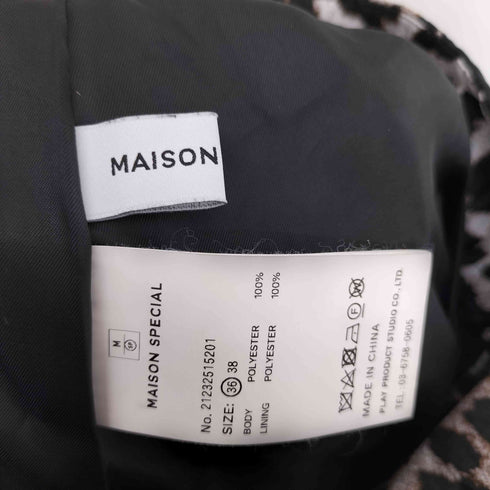 メゾンスペシャル MAISON SPECIAL 23SS 2way Multi Fabric Volume Onepiece マルチ ファブリック ボリューム ワンピース レディース JPN:36