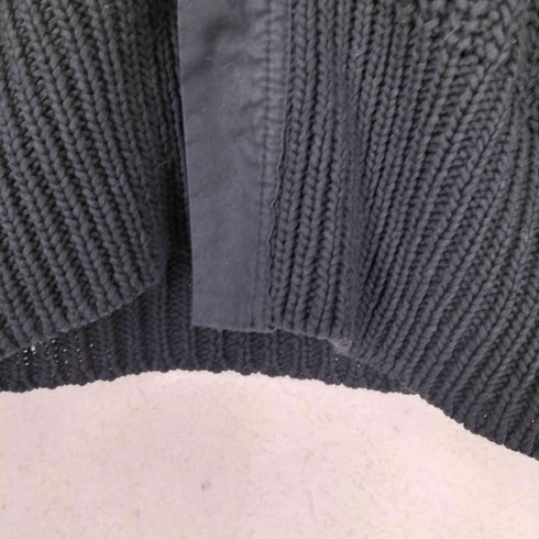 コムデギャルソン COMME des GARCONS 2000ss Coercion期 製品染め コットンニット 変形カーディガン レディース M
