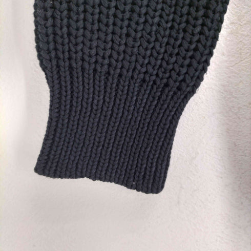 コムデギャルソン COMME des GARCONS 2000ss Coercion期 製品染め コットンニット 変形カーディガン レディース M