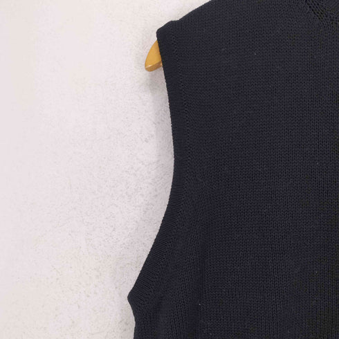 コムデギャルソン COMME des GARCONS 90s コットンニット ボタンベスト レディース M