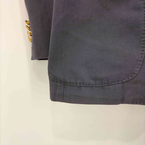 ユナイテッドアローズ UNITED ARROWS キャンバス地 エンブレムボタンダブルテーラードジャケット メンズ S