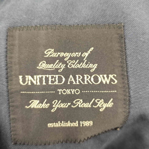 ユナイテッドアローズ UNITED ARROWS キャンバス地 エンブレムボタンダブルテーラードジャケット メンズ S