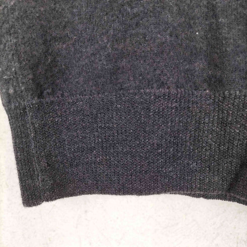 トリココムデギャルソン tricot COMME des GARCONS 90s フラワーデザイン タートルネック ウールニットベスト レディース