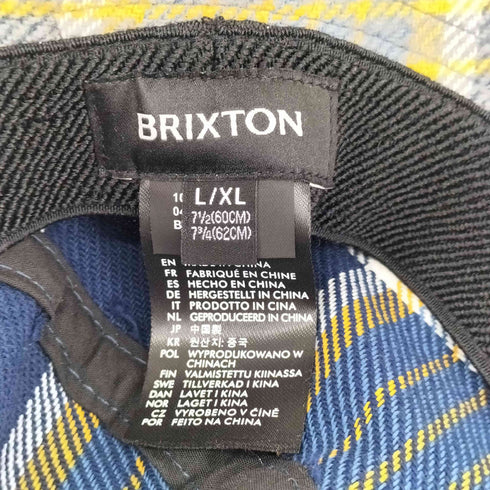 ブリクストン Brixton チェックネルバケットハット メンズ L/XL