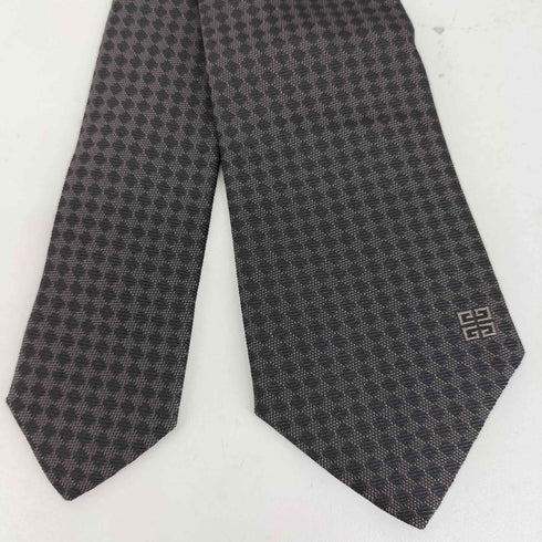 ジバンシィ GIVENCHY 総柄シルクネクタイ メンズ