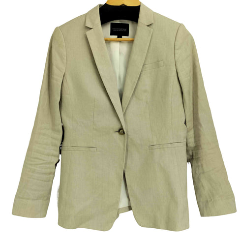 バナナリパブリック BANANA REPUBLIC リネン混 テーラードジャケット レディース US:4