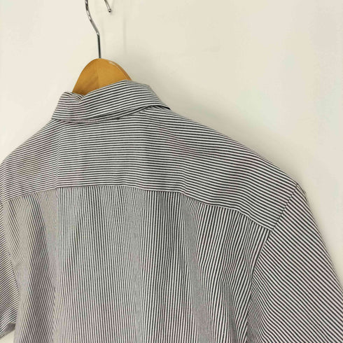 シンタス CINTAS 90-00S culimited ロゴ 刺繍 ワッペン S/S ストライプ ワーク シャツ メンズ