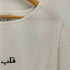QALB シグネチャーロゴ アウトステッチ オーバーサイズ S/S Tシャツ メンズ FREE