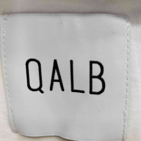 QALB シグネチャーロゴ アウトステッチ オーバーサイズ S/S Tシャツ メンズ FREE
