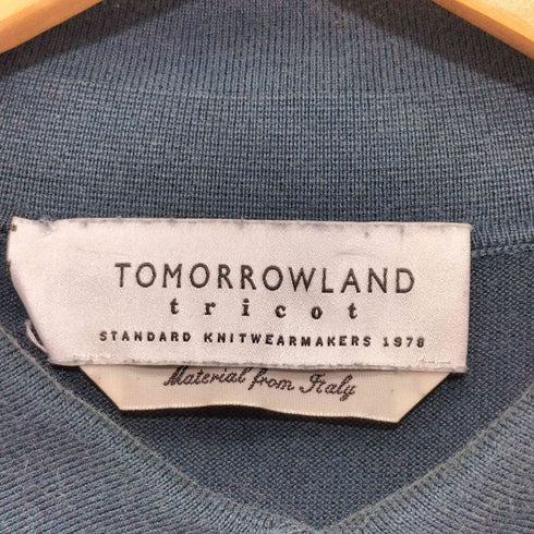 トゥモローランド TOMORROWLAND ハイゲージシルク混ポロシャツ メンズ S