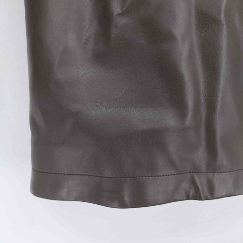 ビューティーアンドユースユナイテッドアローズ BEAUTY & YOUTH UNITED ARROWS フラットポケットシャツ PUレザー レディース
