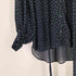 ジャスグリッティー JUSGLITTY 22SS ドット フリル ボウタイ ブラウス シャツ ビックカラー レディース JPN:2