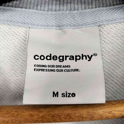 CODEGRAPHY アーチロゴスウェット メンズ M