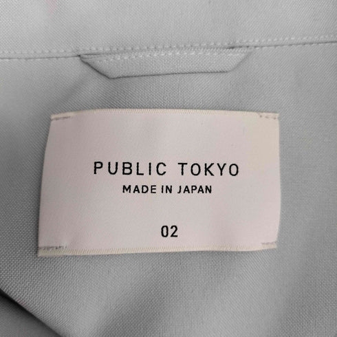 パブリックトウキョウ PUBLIC TOKYO GRクロスオープンカラーシャツ メンズ 2