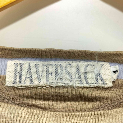 ハバーサック HAVERSACK L/SボーダークルーネックTEE メンズ M