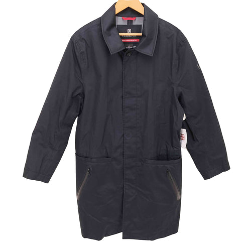 ビクトリノックス VICTORINOX MODULAR LINER SYSTEM 止水ジップ コットン ステンカラーコート メンズ import:L