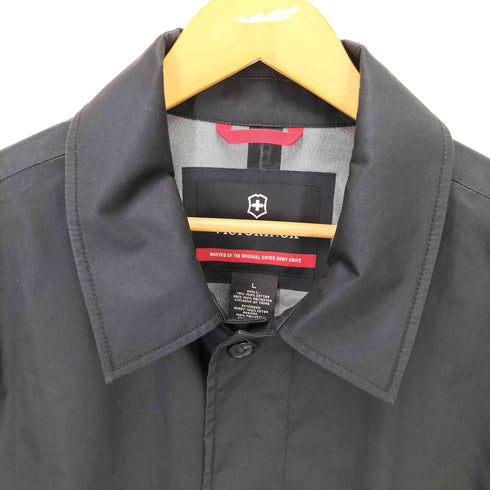 ビクトリノックス VICTORINOX MODULAR LINER SYSTEM 止水ジップ コットン ステンカラーコート メンズ import:L