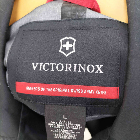 ビクトリノックス VICTORINOX MODULAR LINER SYSTEM 止水ジップ コットン ステンカラーコート メンズ import:L