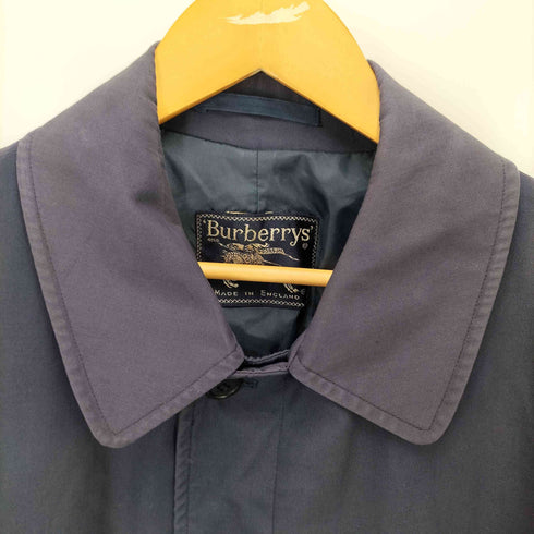 バーバリーズ BURBERRYS 70-80S 英国製 ポリコットン 65/35 クロス ハーフ ステンカラーコート メンズ