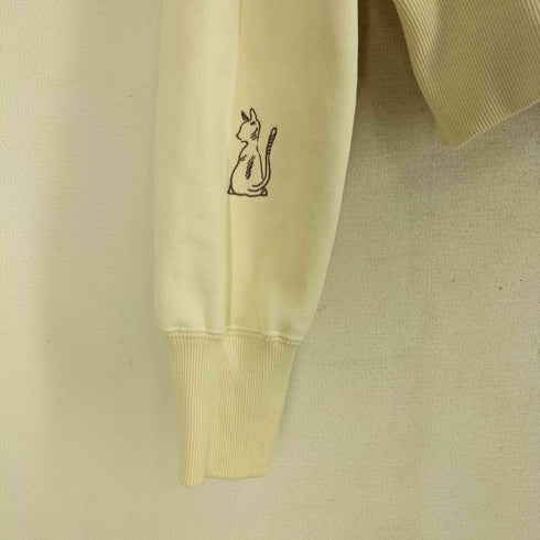 バビロン BABYLONE La Hutte 別注 刺繍 クロップド スウェット レディース FREE