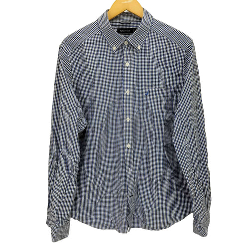 ノーティカ NAUTICA チェック ボタンダウン L/S シャツ メンズ import:L