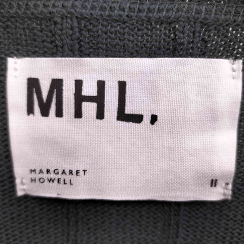 エムエイチエル MHL. 23SS CORD YARN COTTON リブ編み コットンニット レディース JPN:2