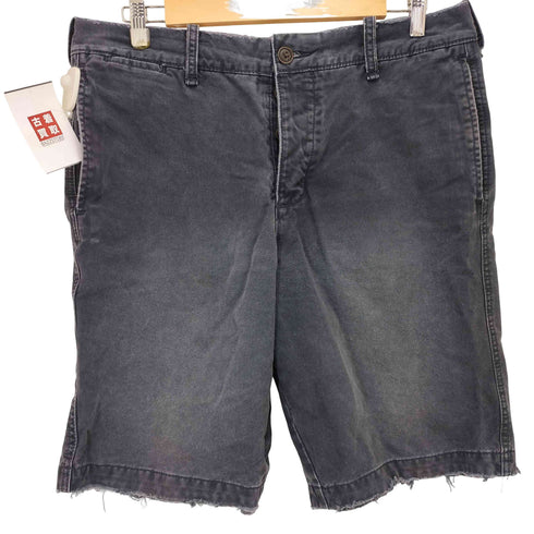 アバクロンビーアンドフィッチ Abercrombie & Fitch ダメージ加工 ウォッシャブル ボタンフライ チノ ショーツ メンズ 34