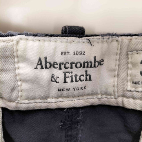 アバクロンビーアンドフィッチ Abercrombie & Fitch ダメージ加工 ウォッシャブル ボタンフライ チノ ショーツ メンズ 34