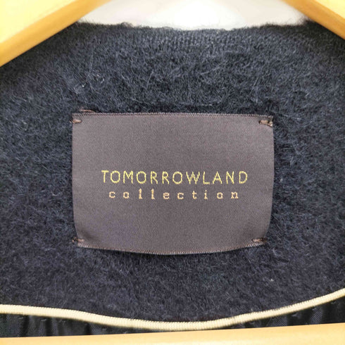トゥモローランドコレクション TOMORROWLAND collection ウール アルパカ ノーカラーコート レディース