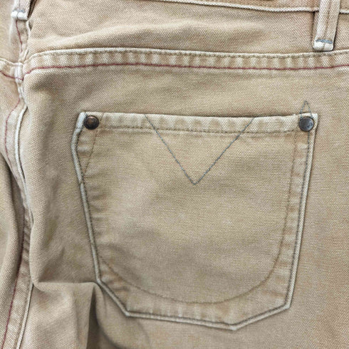 グロウンアンドソーン grown&sewn USA製 ダック地 ボタンフライ ワーク パンツ メンズ 33