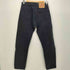 リーバイス Levis 501 ボタン裏311 UK製 跡染めボタンフライブラックデニムパンツ メンズ W30L30