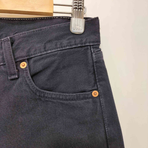 リーバイス Levis 501 ボタン裏311 UK製 跡染めボタンフライブラックデニムパンツ メンズ W30L30