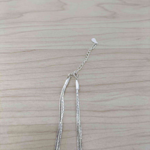 925刻印 5連チェーンネックレス レディース ONE SIZE