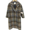 スローブイエナ SLOBE IENA 21AW チェックシャギーロングコチェスターコート レディース JPN:36