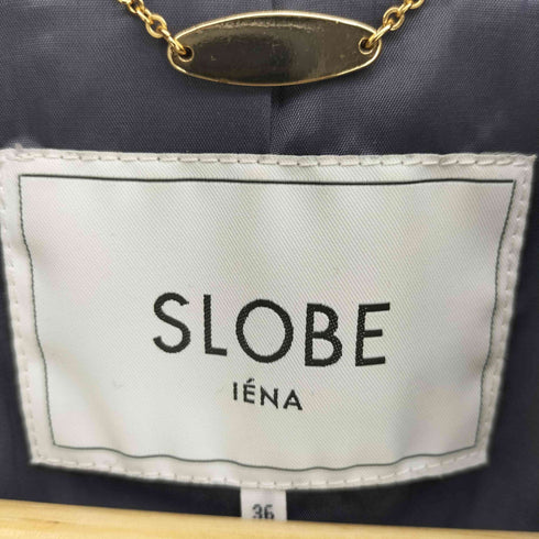 スローブイエナ SLOBE IENA 21AW チェックシャギーロングコチェスターコート レディース JPN:36