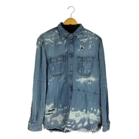 ディーゼル DIESEL ダメージデニム L/S シャツ メンズ import:S
