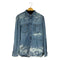 ディーゼル DIESEL ダメージデニム L/S シャツ メンズ import:S