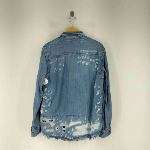 ディーゼル DIESEL ダメージデニム L/S シャツ メンズ import:S