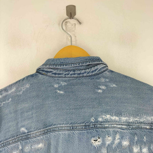 ディーゼル DIESEL ダメージデニム L/S シャツ メンズ import:S