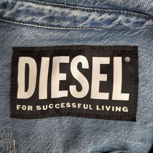 ディーゼル DIESEL ダメージデニム L/S シャツ メンズ import:S
