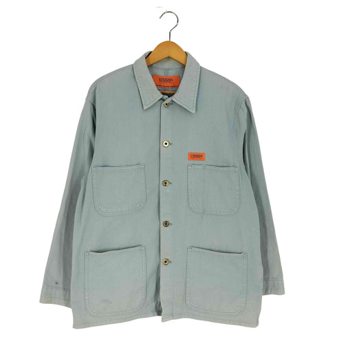 ユニバーサルオーバーオール UNIVERSAL OVERALL ロゴパッチ カバーオール メンズ import:L