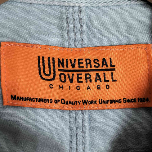 ユニバーサルオーバーオール UNIVERSAL OVERALL ロゴパッチ カバーオール メンズ import:L