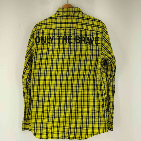 ディーゼル DIESEL バックプリント L/S ネルシャツ メンズ import:L
